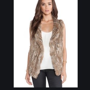 Joie Rabbit Fur Vest